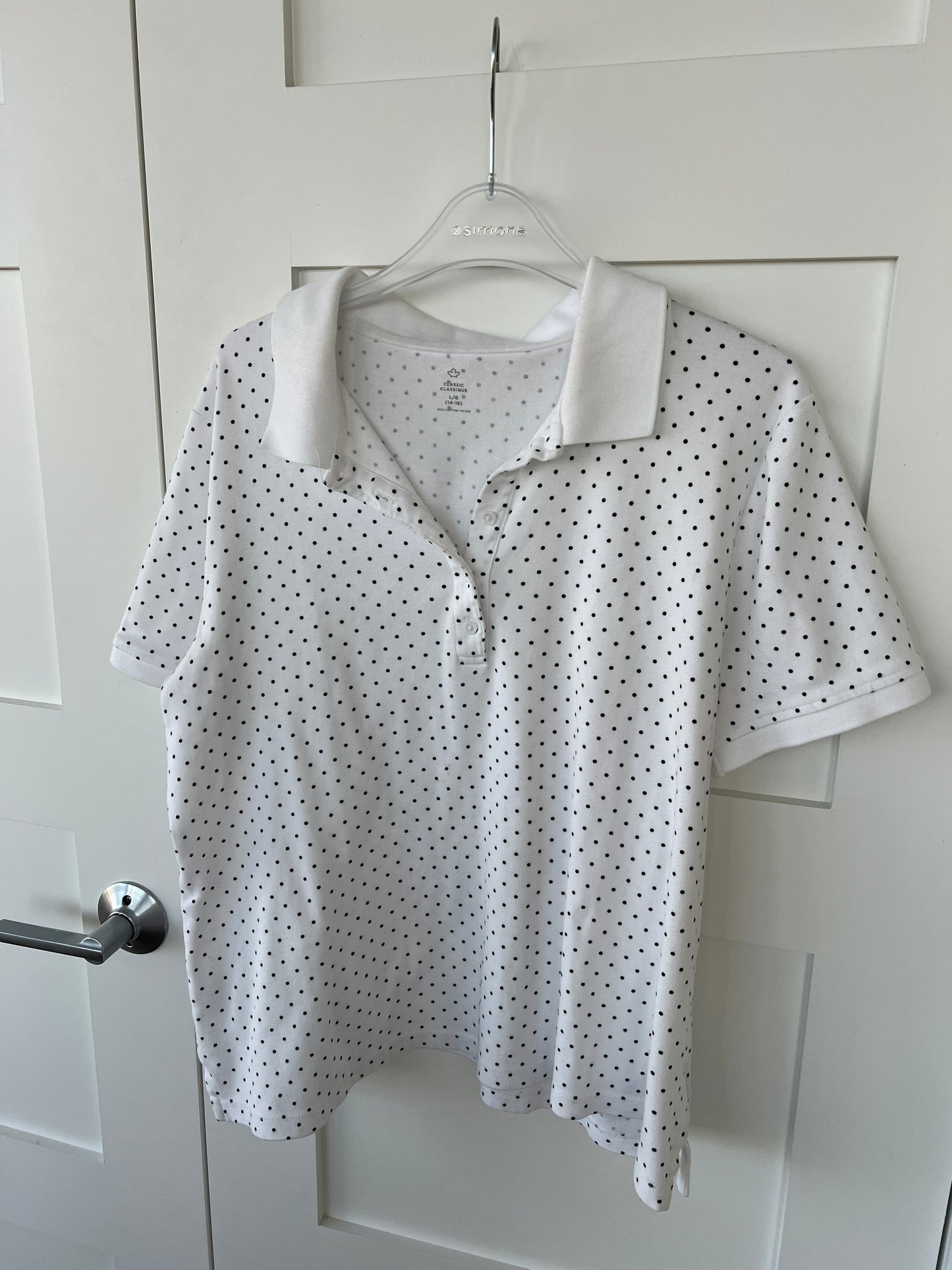 478 - polo à pois