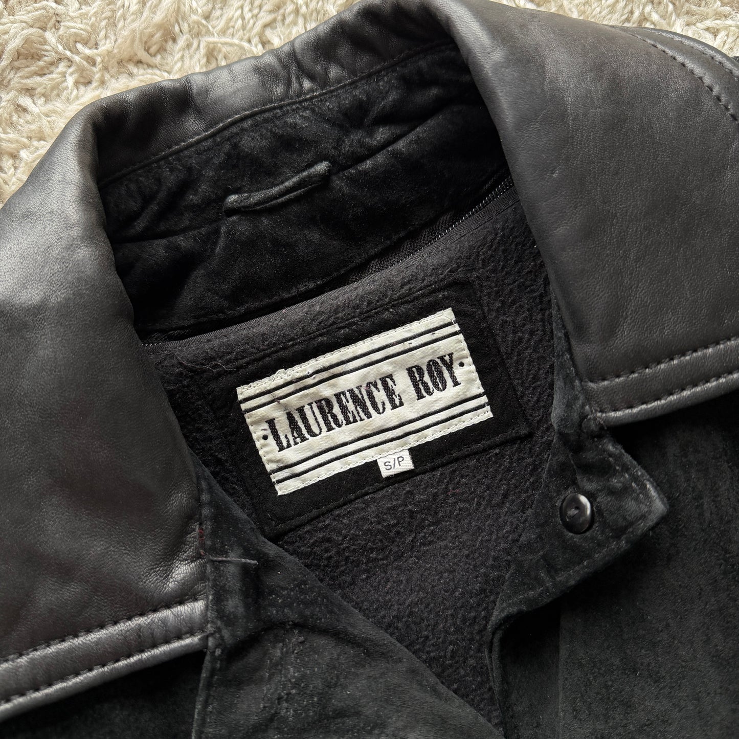 Manteau de cuir Laurence Roy
