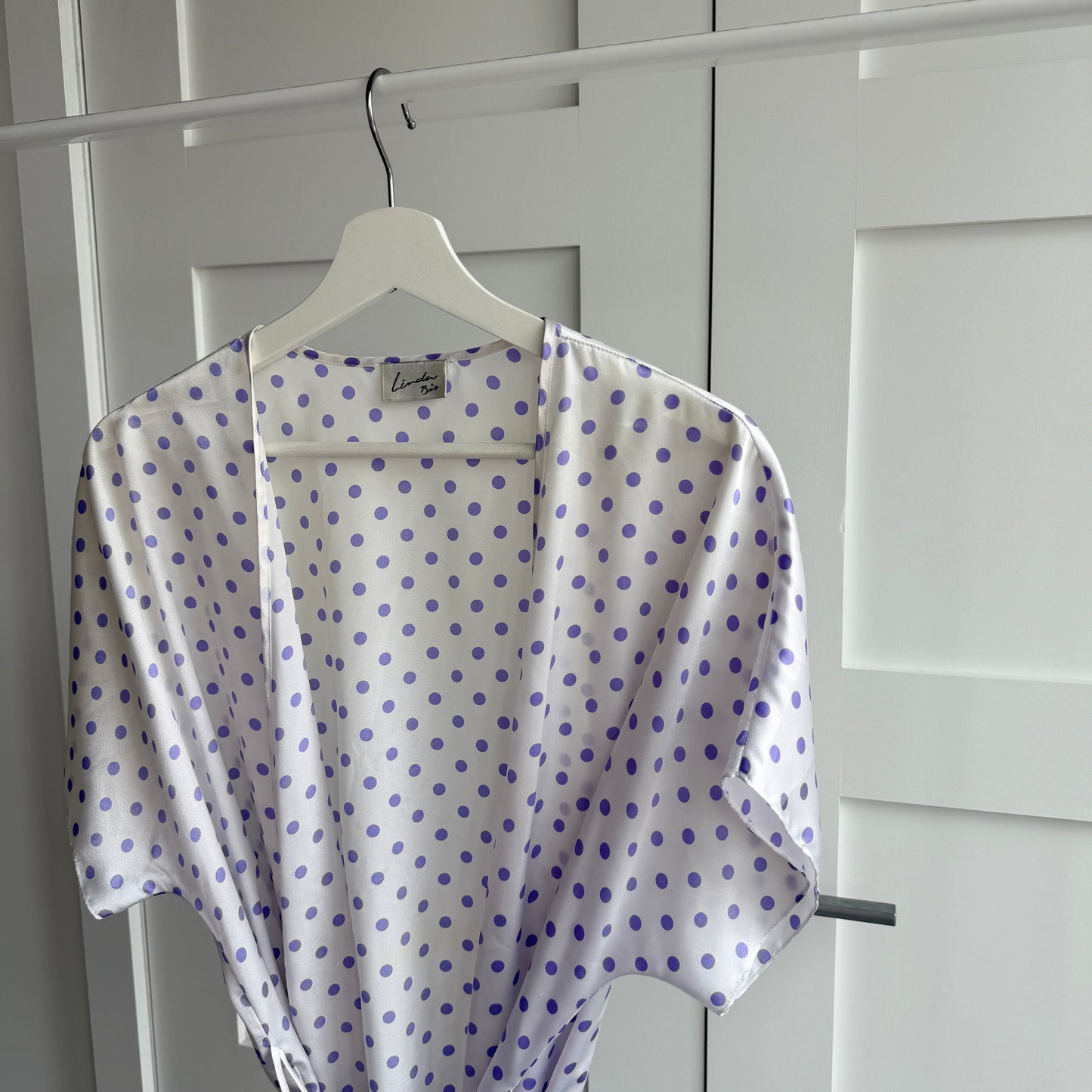 Peignoir Linda Bis polka dots