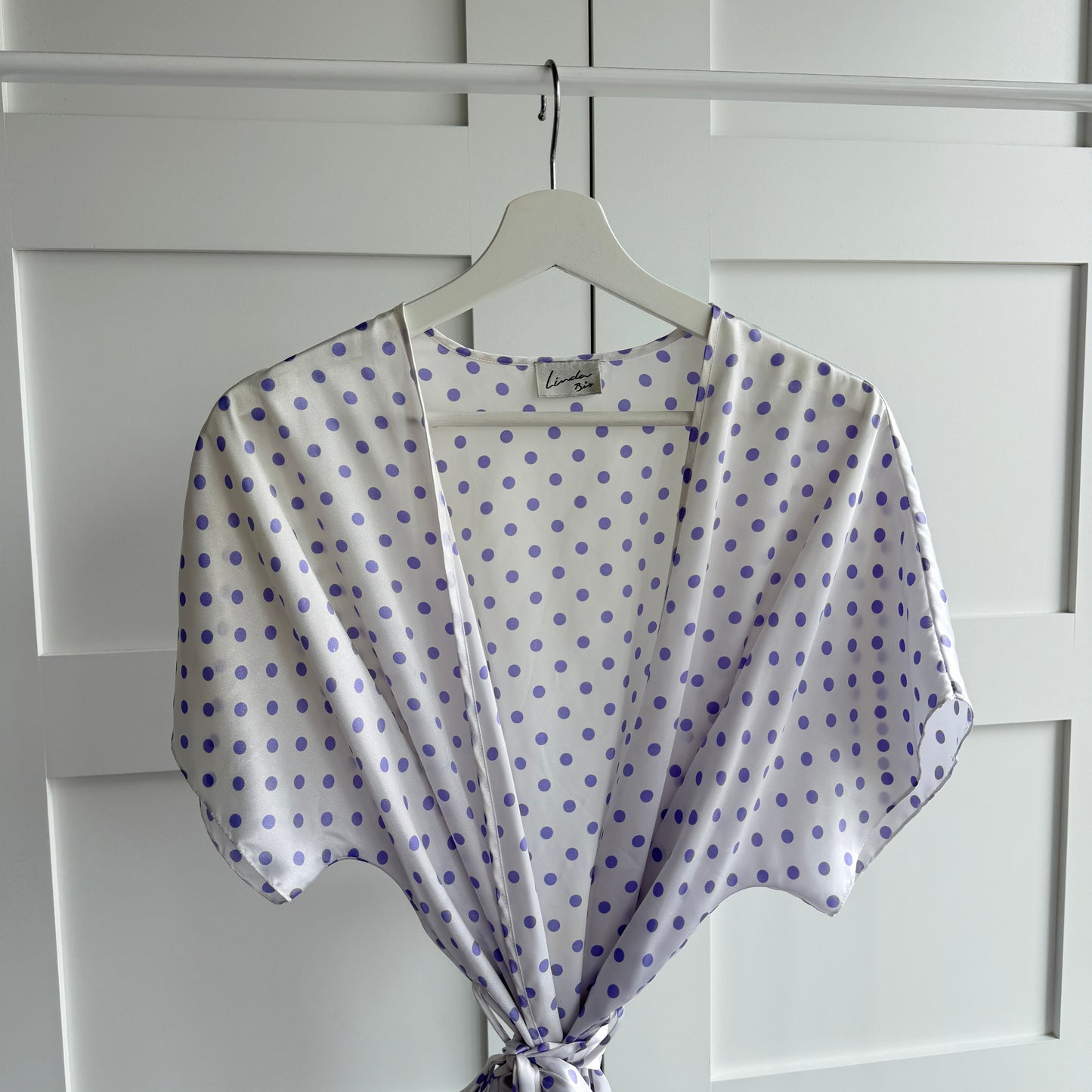 Peignoir Linda Bis polka dots
