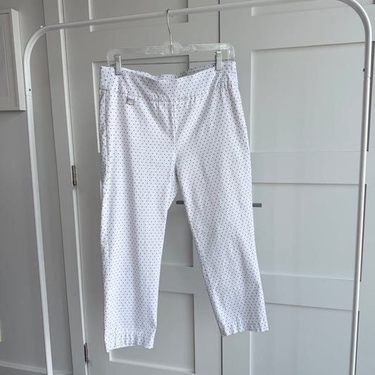 Pantalon capris à pois