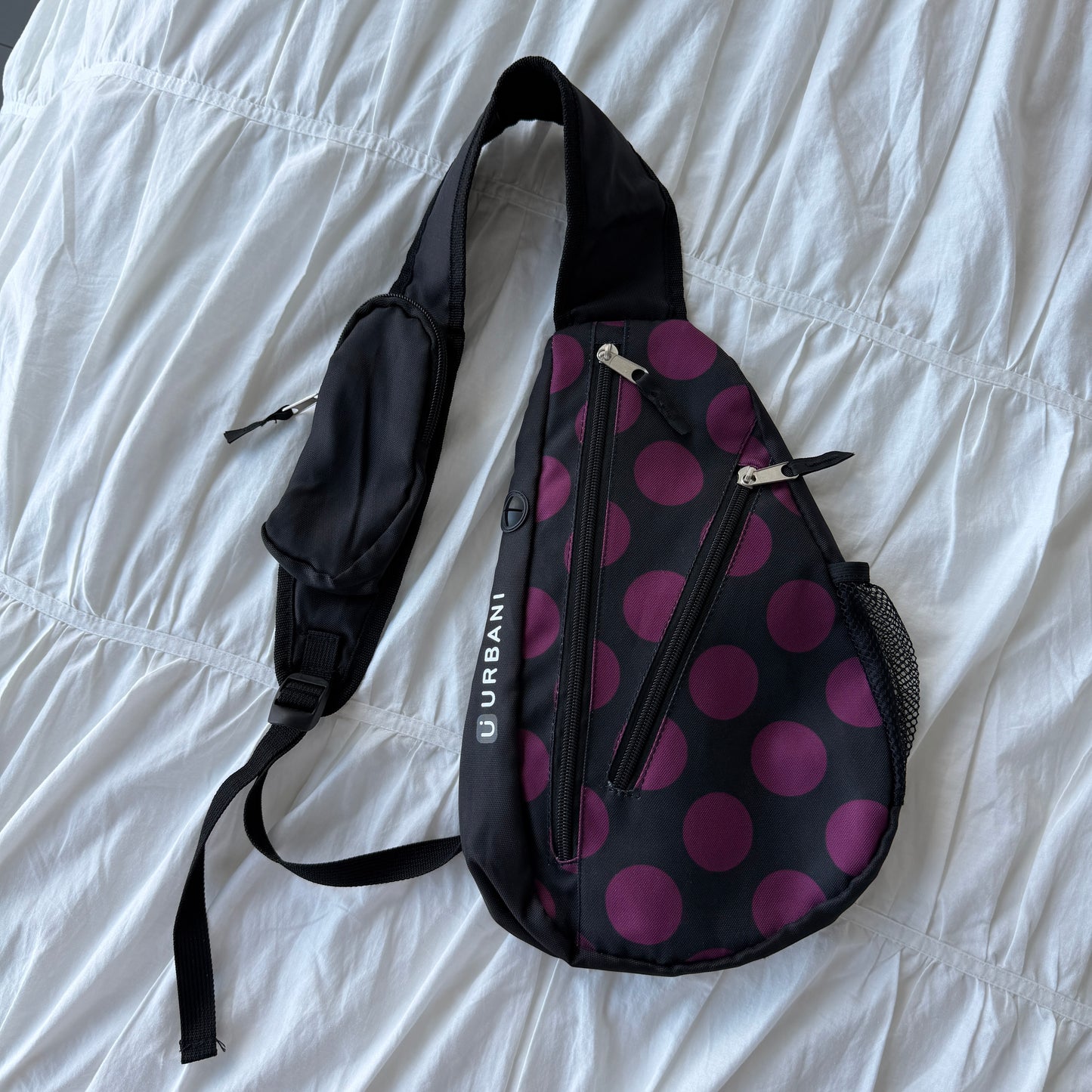 Sac bandoulière à pois