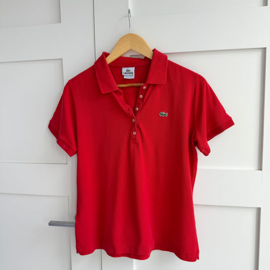 Polo rouge Lacoste