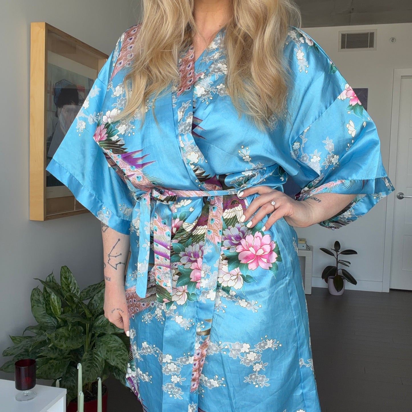 Peignoir kimono